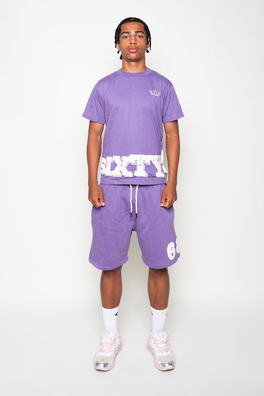 6ixty6ix Purple Shorts