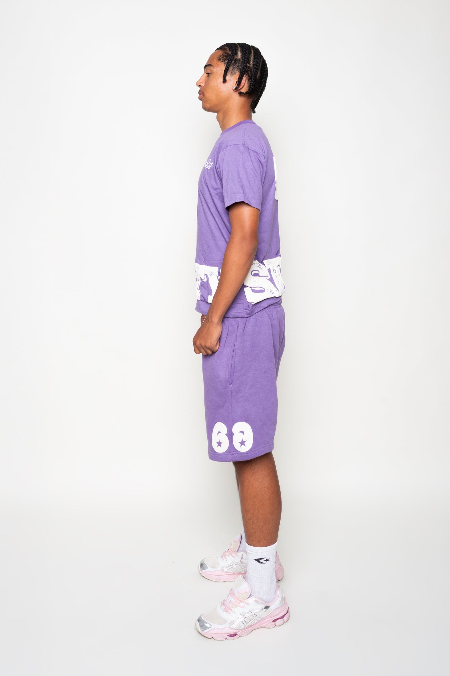 6ixty6ix Purple Shorts