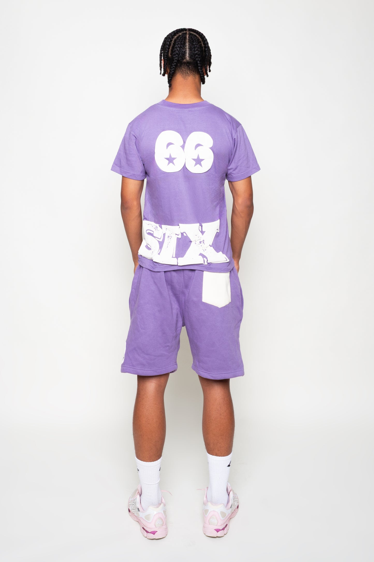 6ixty6ix Purple Shorts