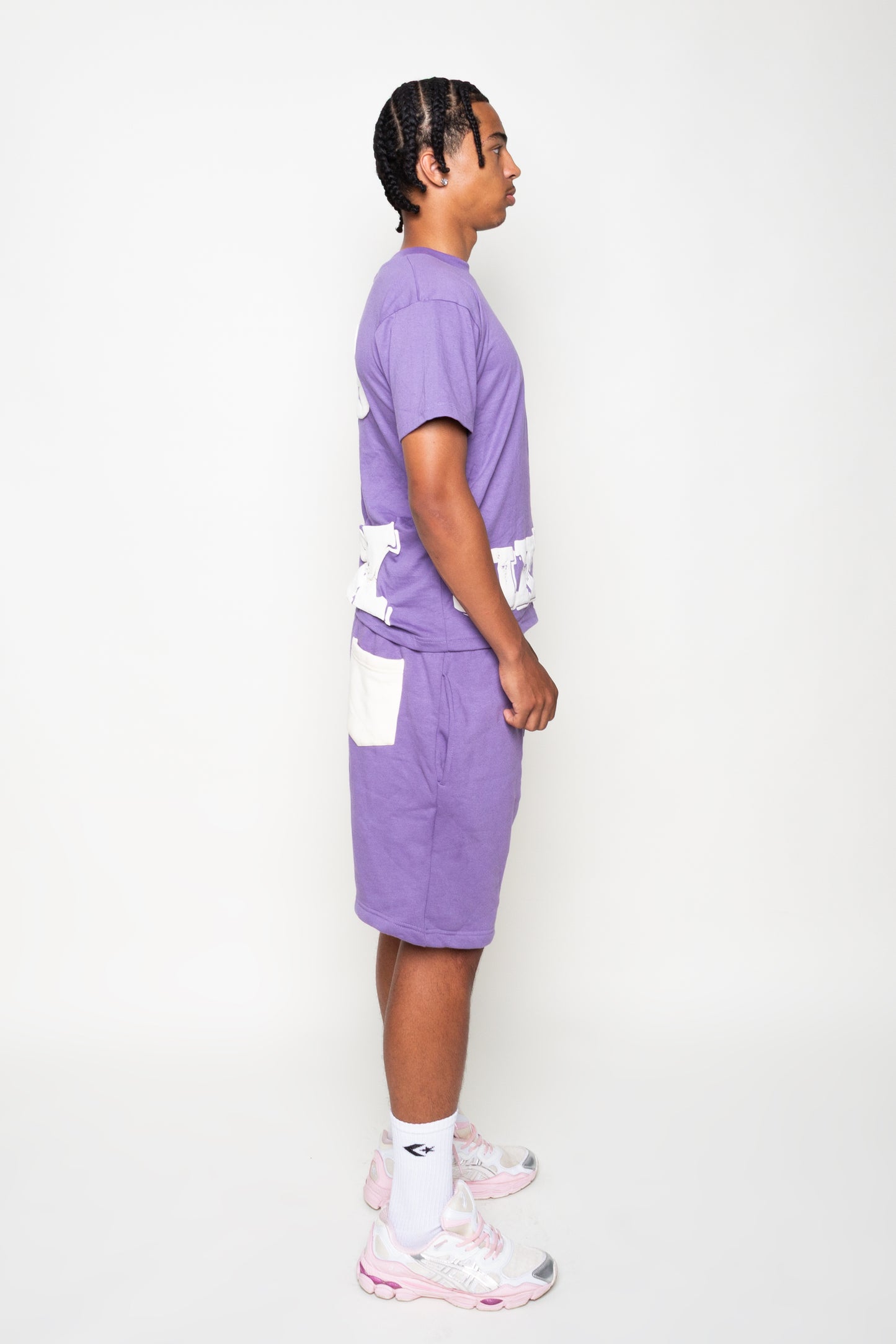 6ixty6ix Purple Shorts